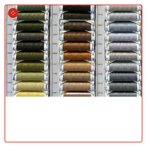 FILO per macchina polyester 100m: VERDE GRIGIO MARRONE BEIGE